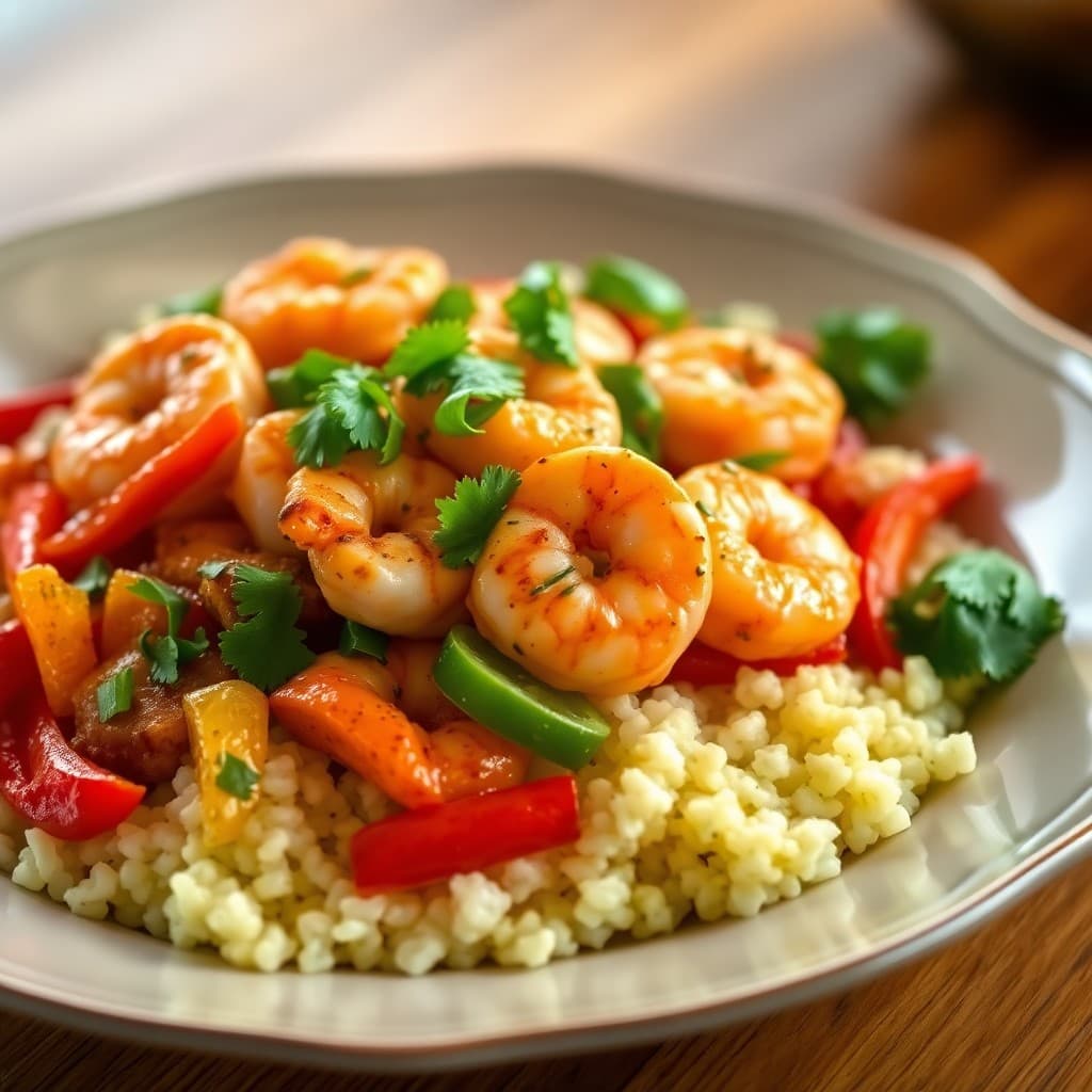 Zesty Shrimp Fajita Bowls