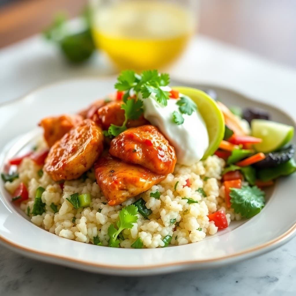 Zesty Chicken Taco Bowls