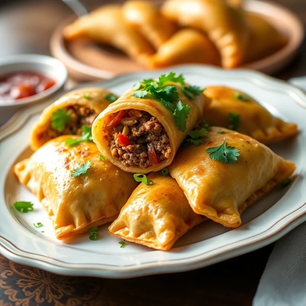 Zesty Brazilian Beef Empanadas
