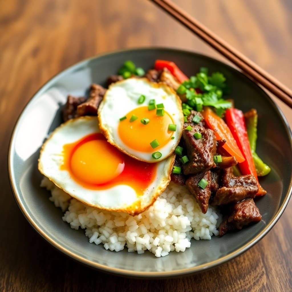 Korean Beef Bibimbap Bowls