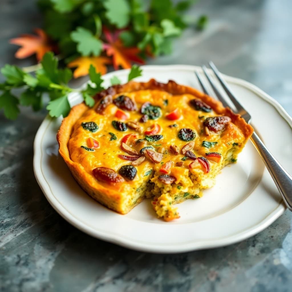 Autumn Keto Crustless Quiche