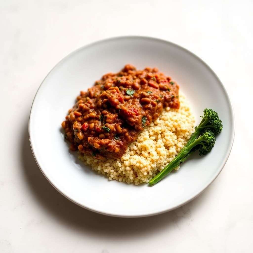 Ethiopian Misir Wat with Millet & Charred Broccolini