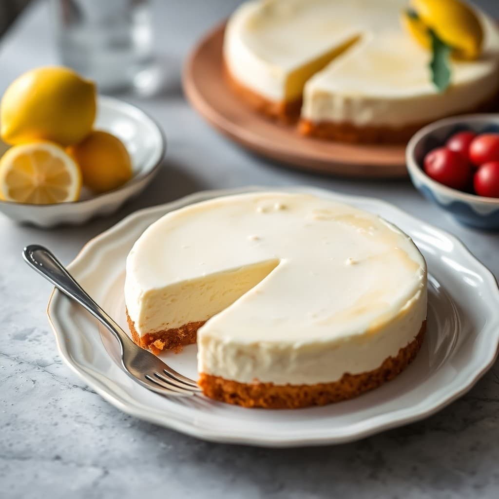 Italian Lemon Ricotta Cheesecake