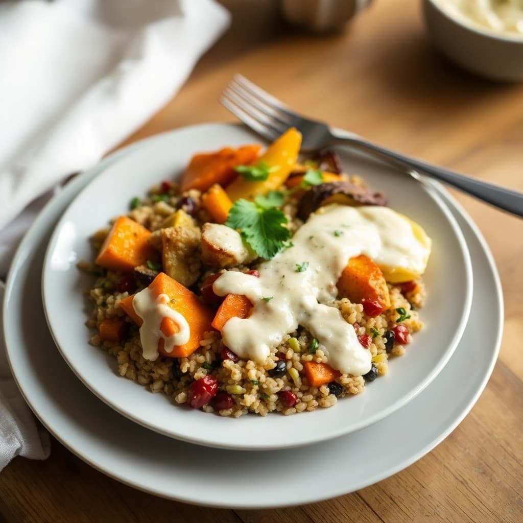 Autumn Quinoa Bowl with Roasted Vegetables