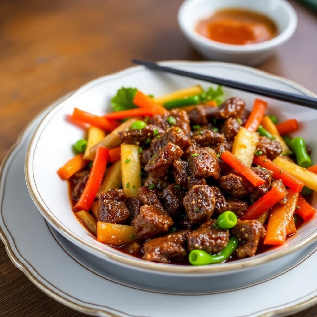 Korean Bulgogi Beef Bowl with Sesame-Ginger Vegetables