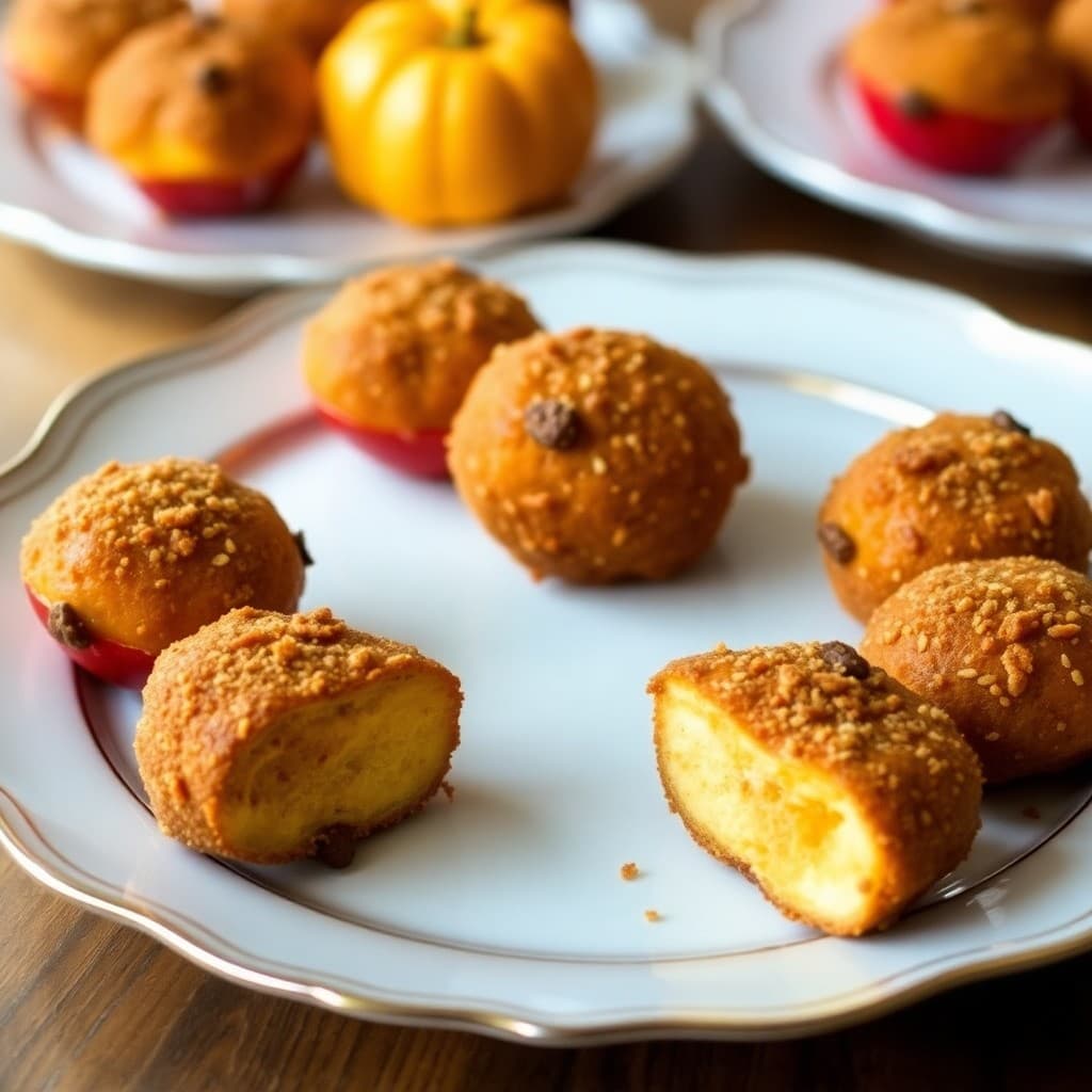 Pumpkin Spice Baked Apple Bites