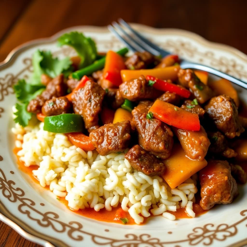 Zesty Brazilian Beef & Veggie Stir-Fry