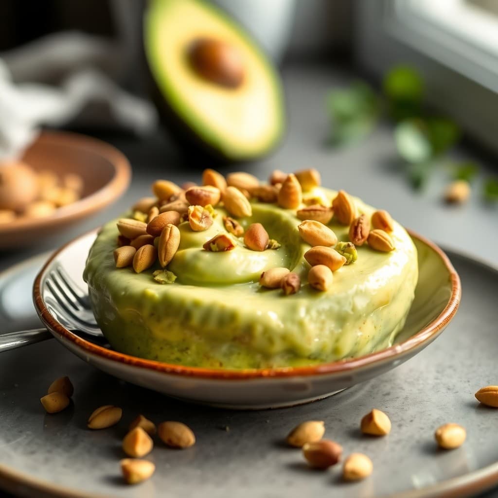 Creamy Pistachio Avocado Mousse