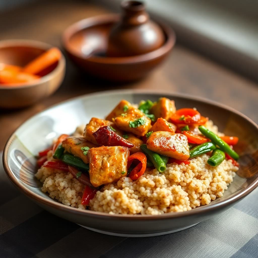Sizzling Ginger-Garlic Chicken Stir-Fry