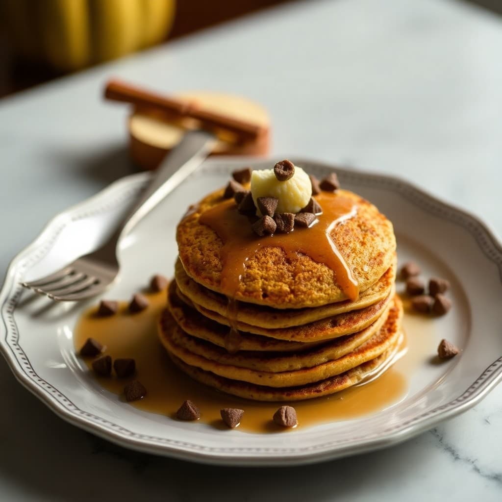 Keto Pumpkin Spice Pancakes