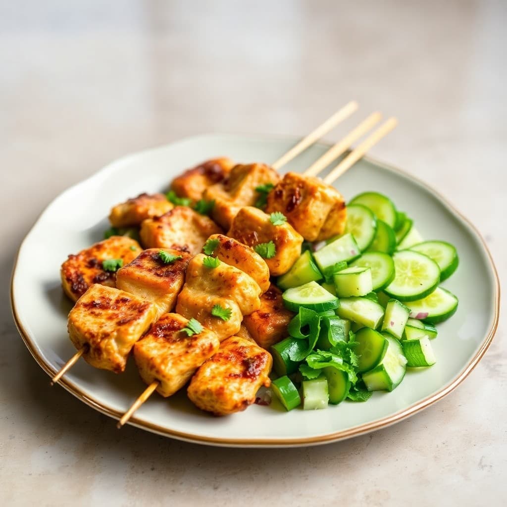 Vietnamese Lemongrass Chicken Skewers