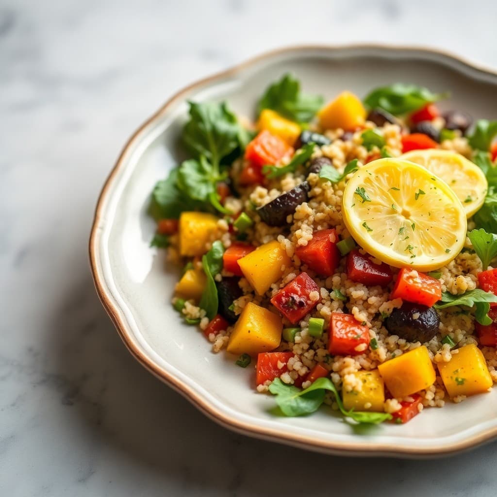 Roasted Vegetable and Quinoa Salad