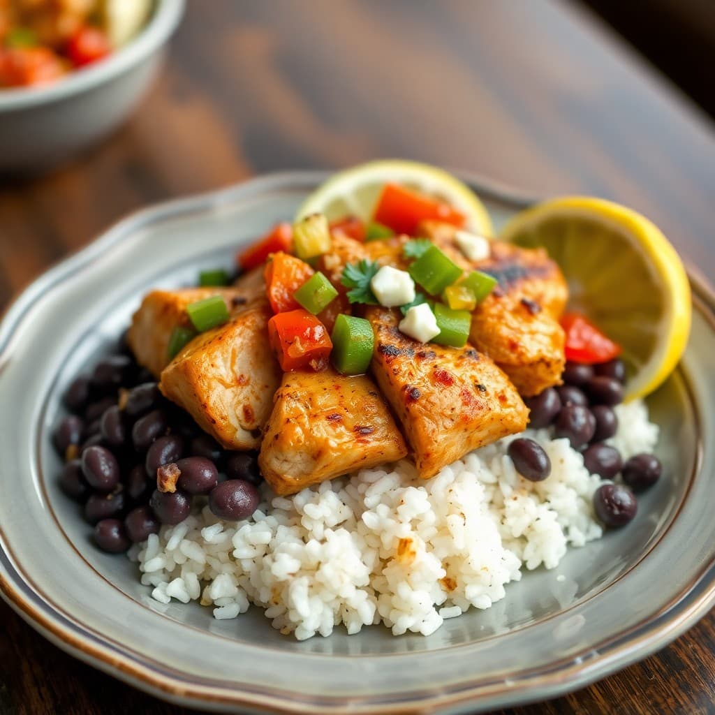 Fiesta Chicken Fajita Bowls