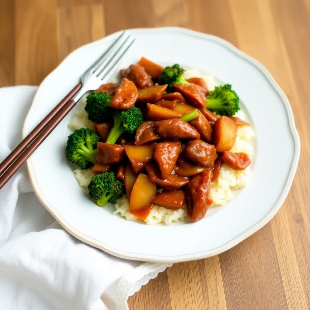 Szechuan-Style Beef and Broccoli Stir-Fry