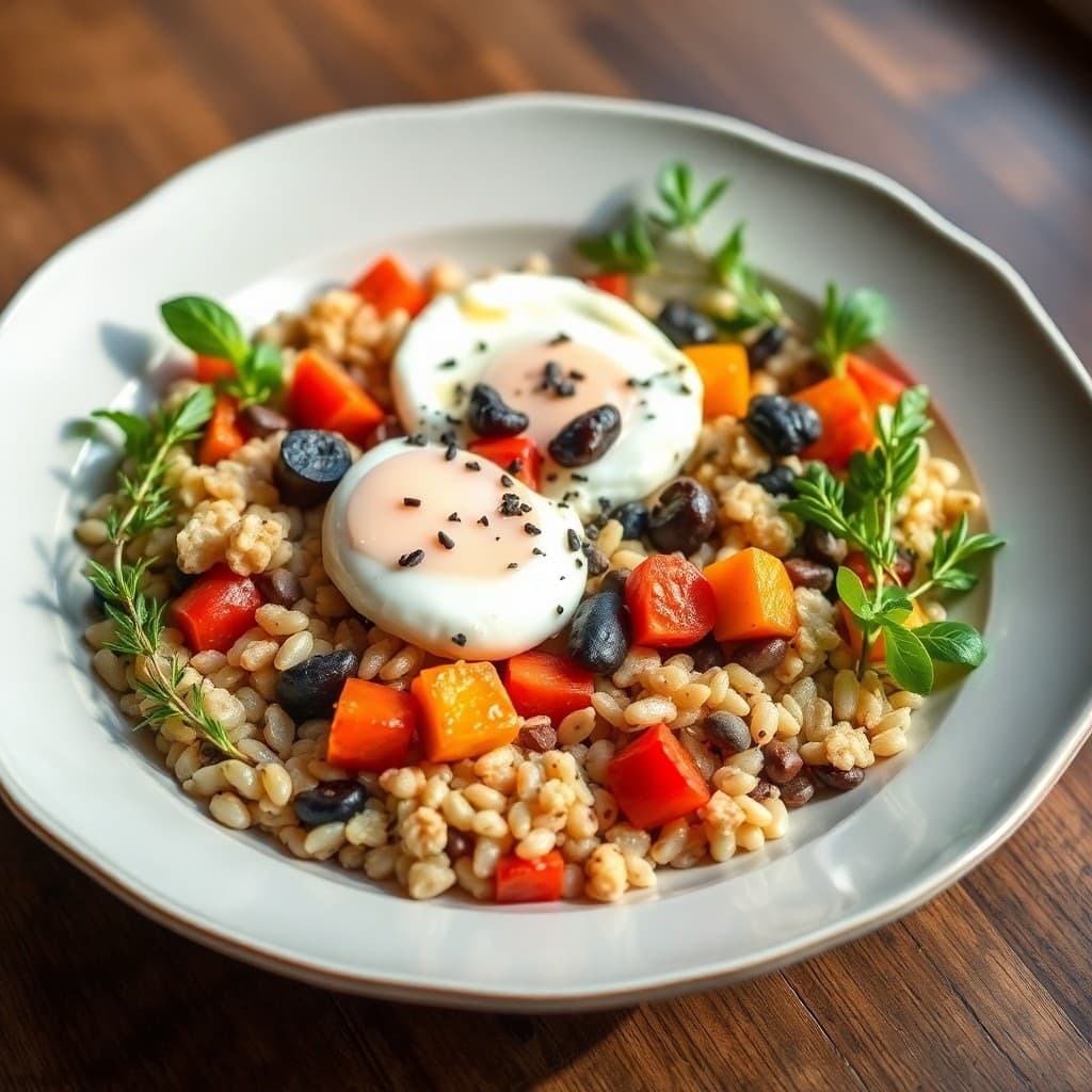 Mediterranean Winter Breakfast Bowl