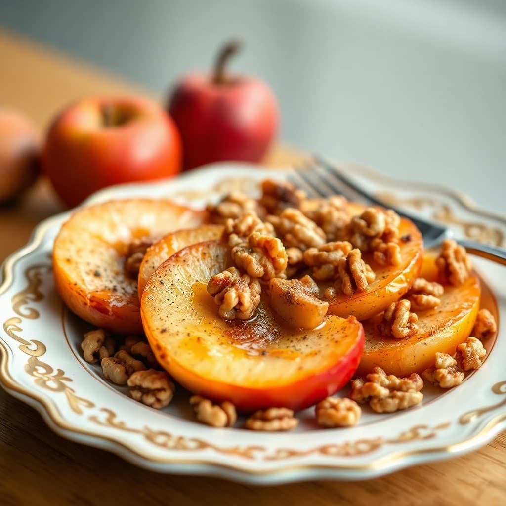 Baked Apple and Walnut Paleo Snack