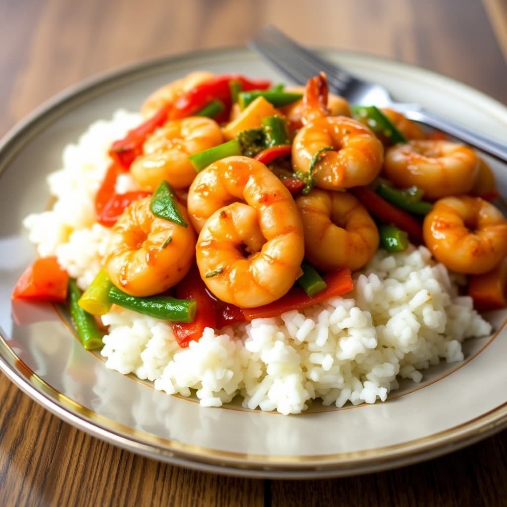 Sizzling Szechuan Shrimp Stir-Fry