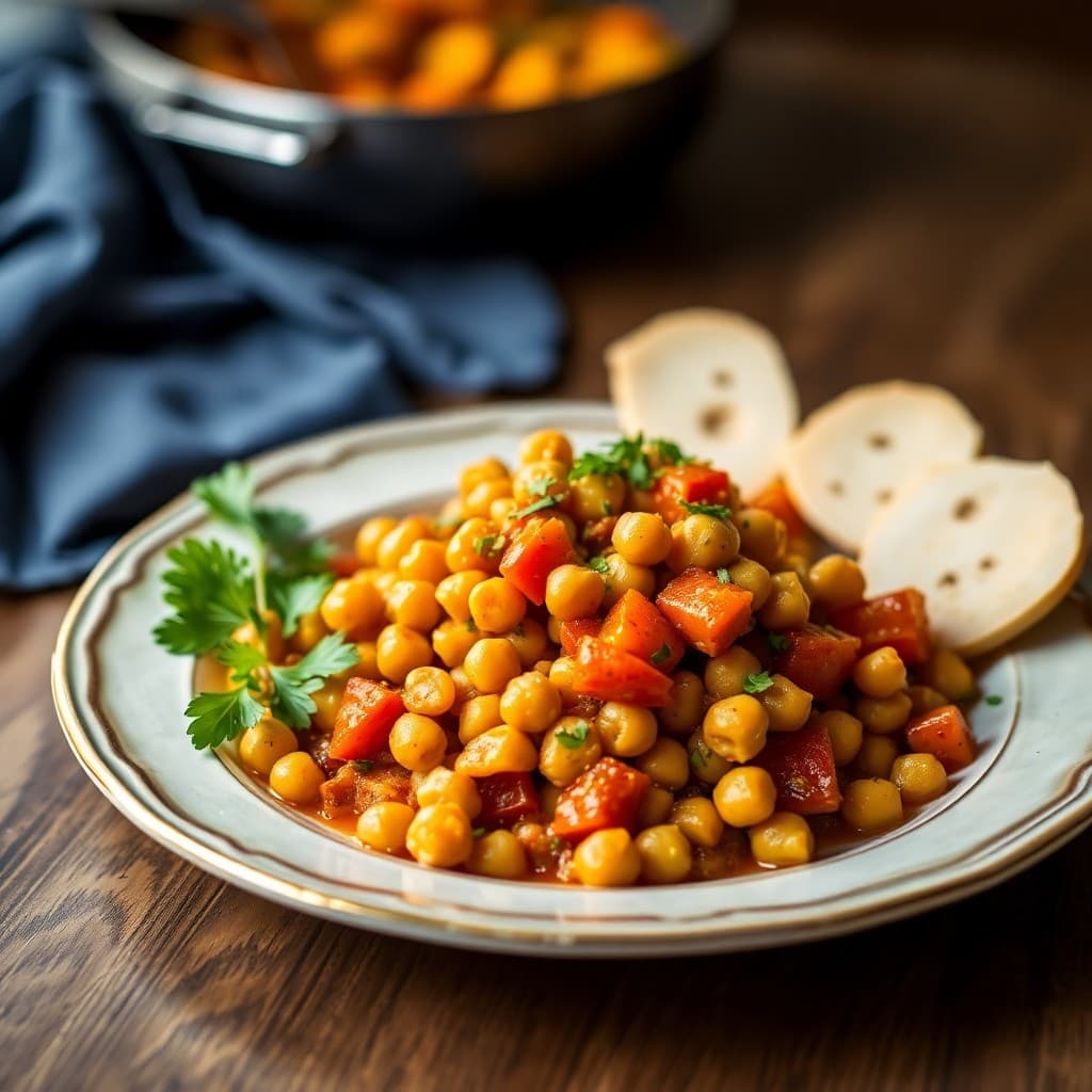 Zesty Moroccan Chickpea Tagine