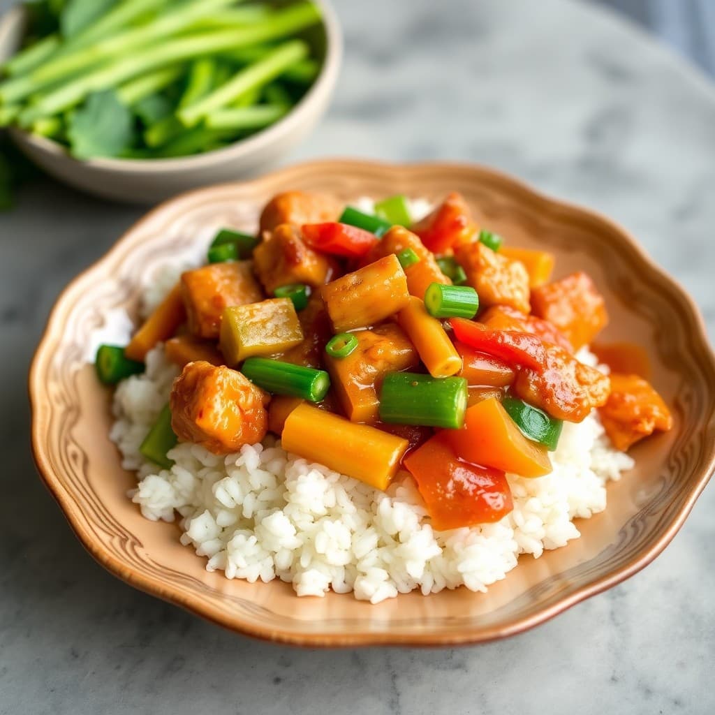 Sweet & Sour Pork Stir-Fry Bowls