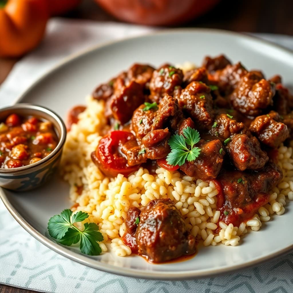 Moroccan Beef Tagine with Couscous