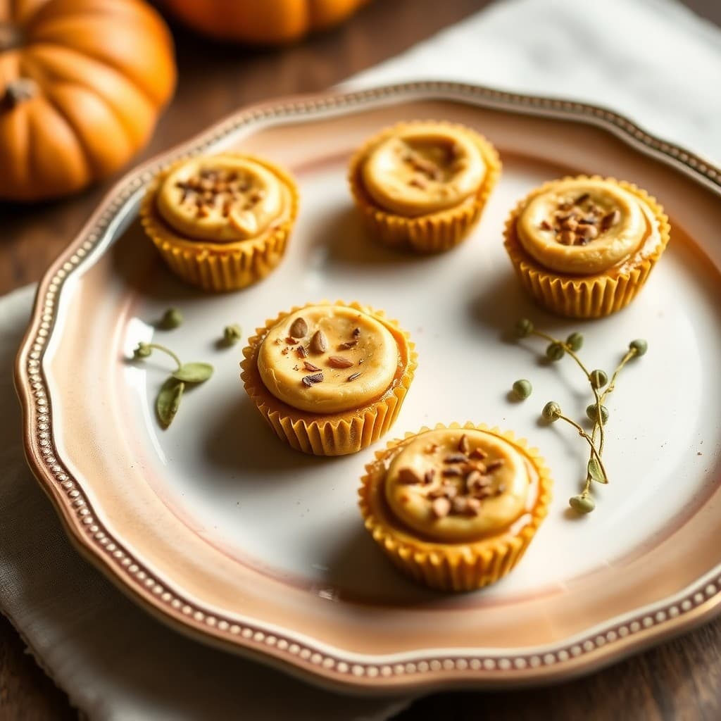 Spiced Pumpkin Seed Butter Cups