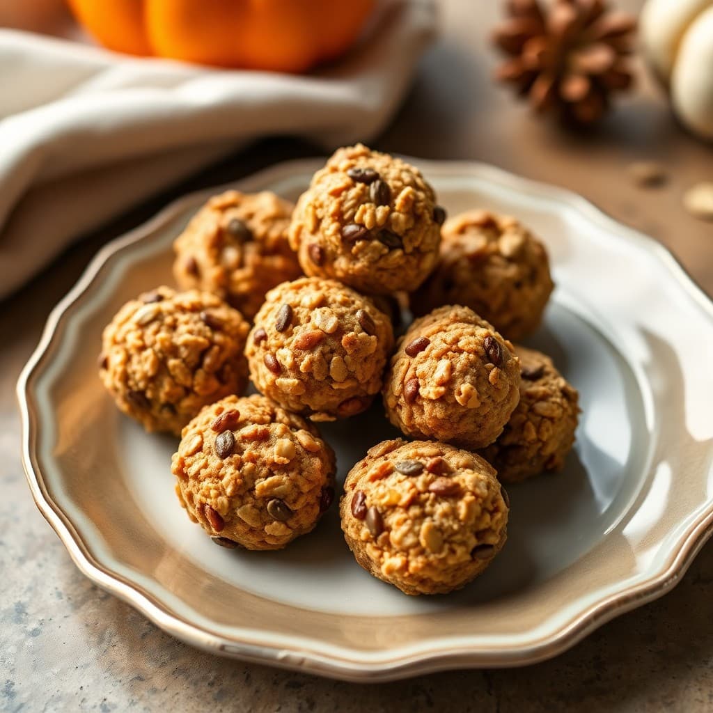 Pumpkin Spice Granola Bites