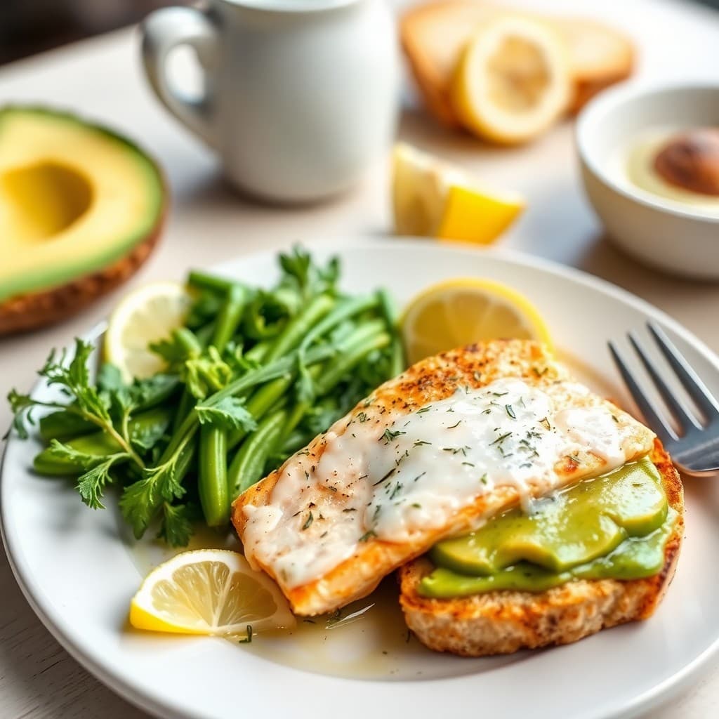 Lemon Dill Salmon Bites with Avocado Toast