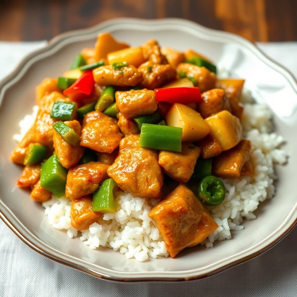 Honey Garlic Ginger Chicken Stir-Fry
