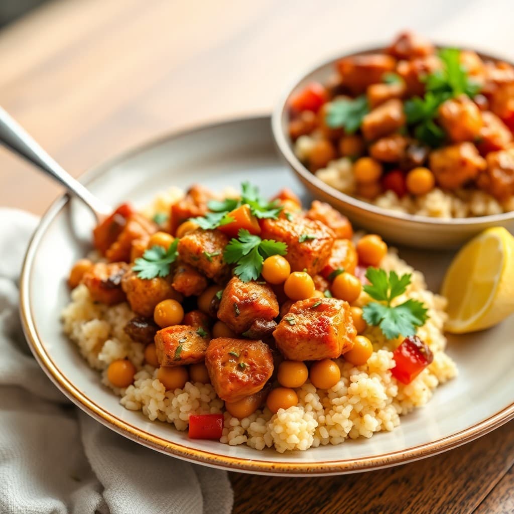 Moroccan Chicken Tagine Bowls