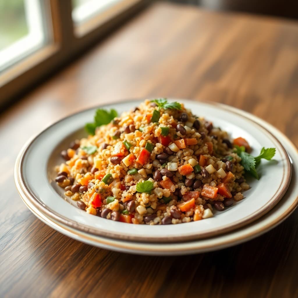 Autumn Harvest Lentil and Quinoa Salad