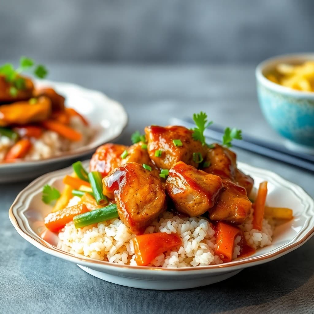 Japanese Chicken Teriyaki Rice Bowls