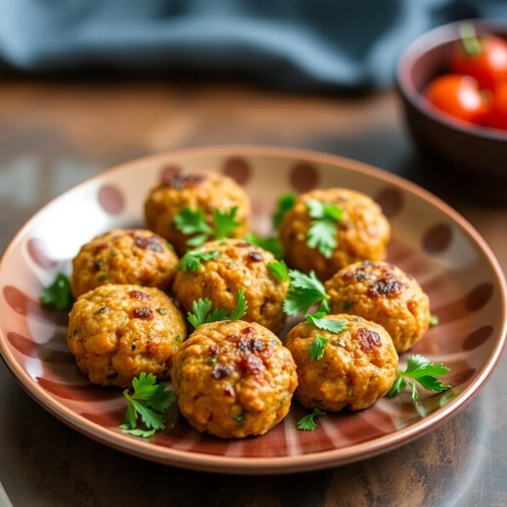 Moroccan Spiced Chickpea Bites