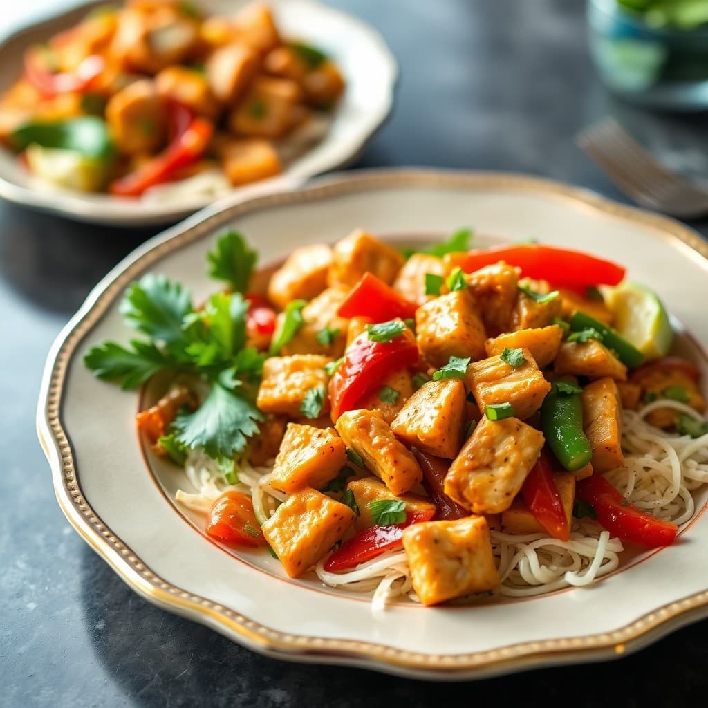 Vibrant Peruvian Chicken Stir-Fry Bowls
