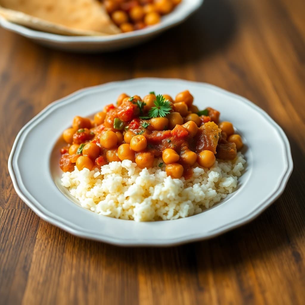 Spicy Moroccan Chickpea Stew