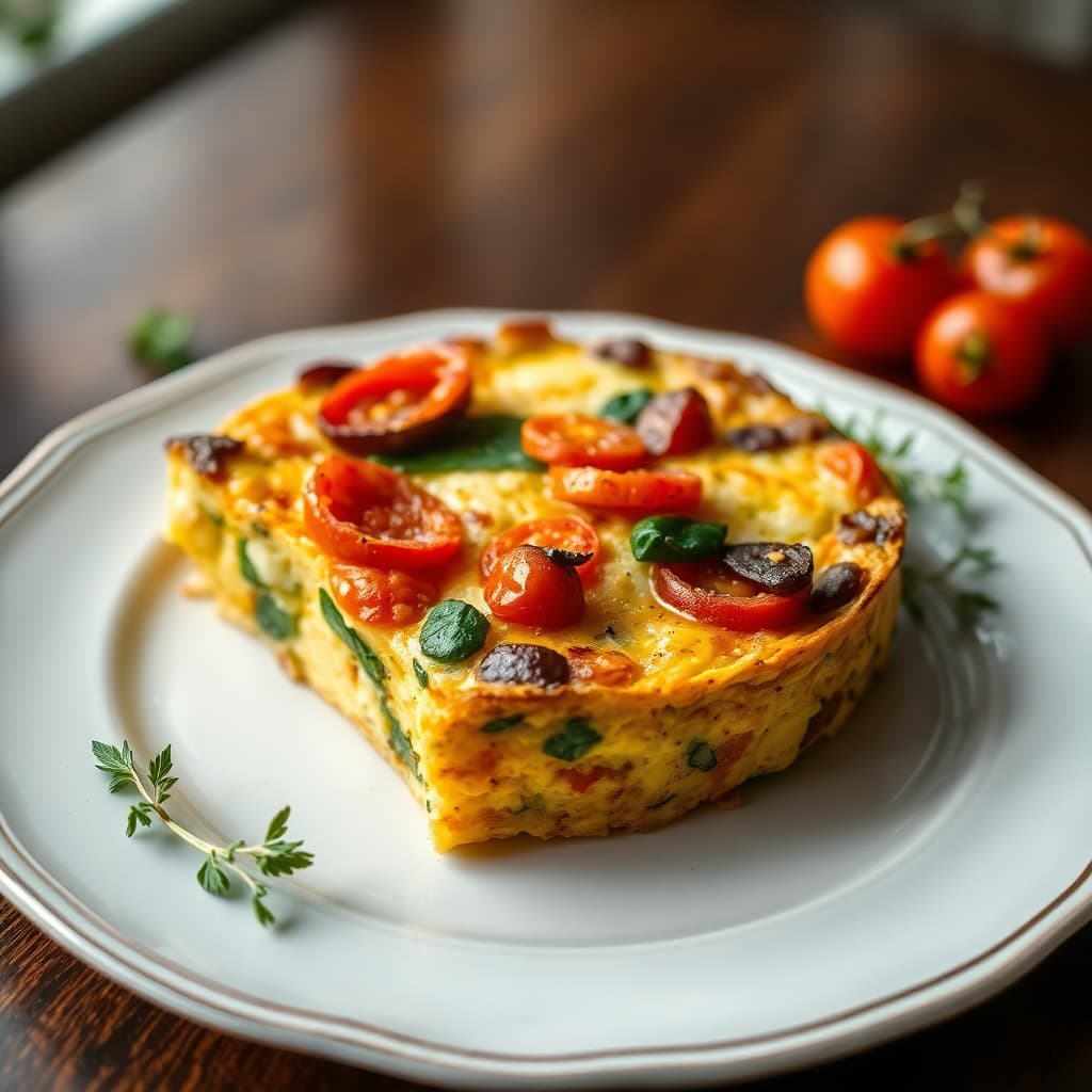 Mediterranean Vegetable Frittata