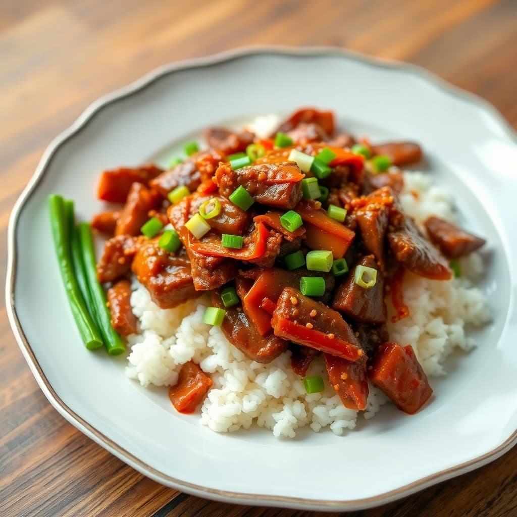 Korean Kimchi Beef Bulgogi