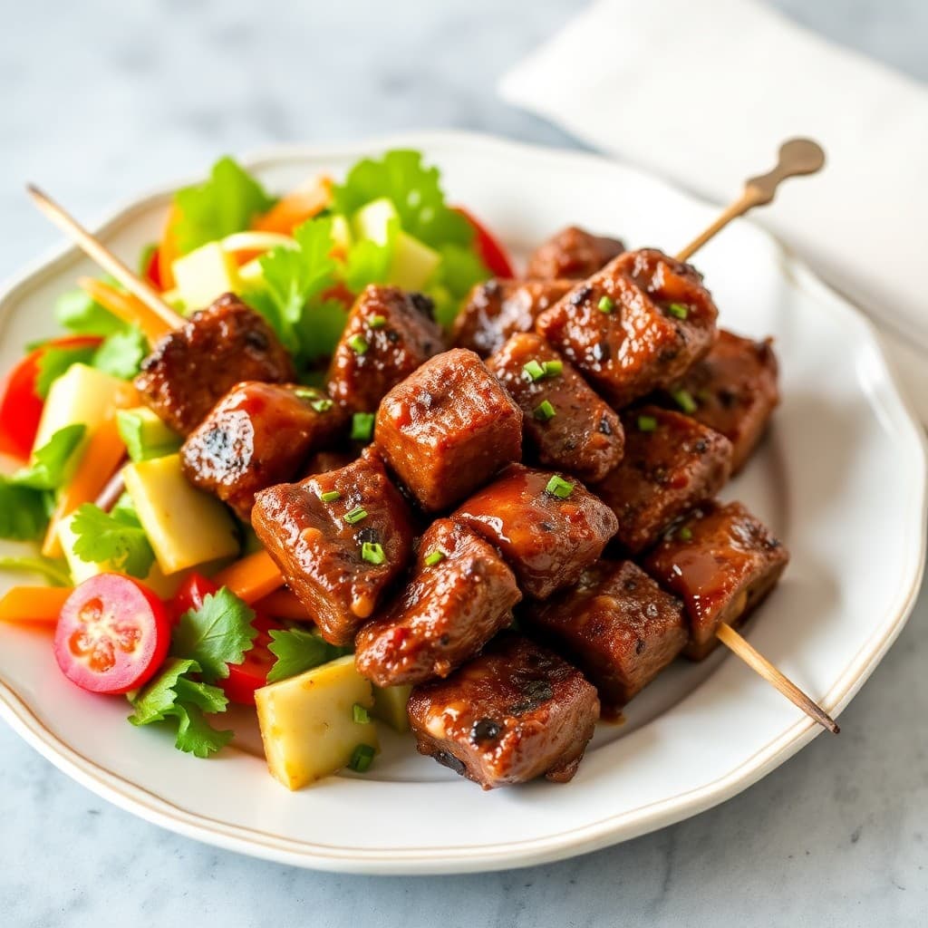 Sizzling Thai Beef Skewers