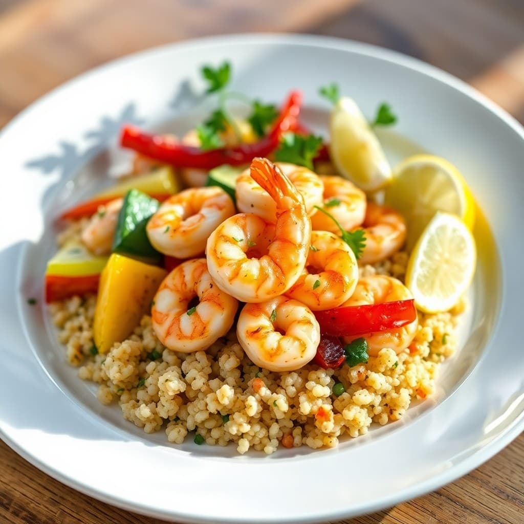 Zesty Grilled Shrimp and Vegetable Medley