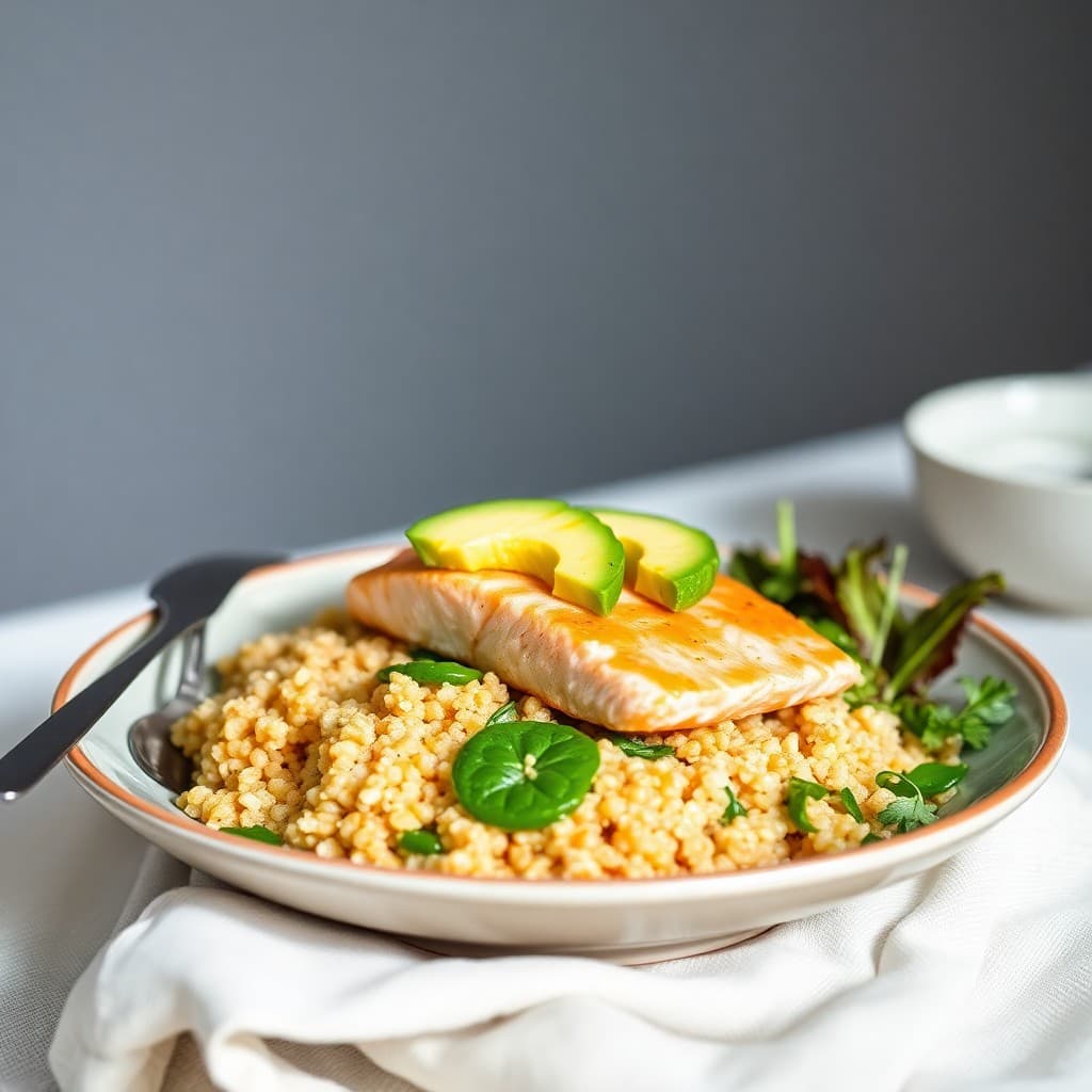 Protein-Packed Salmon Quinoa Bowl