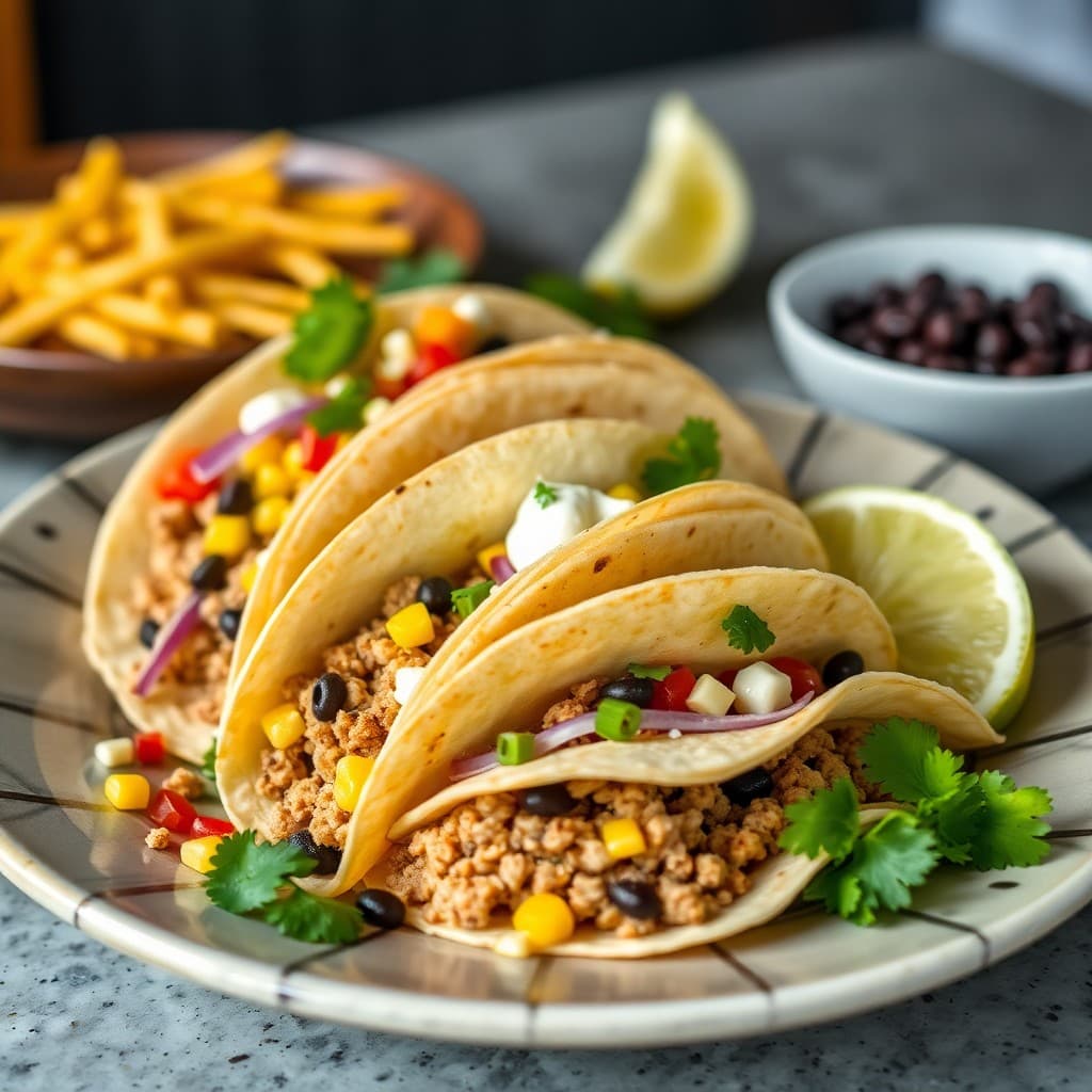 Mexican Street Corn & Black Bean Taco Bar