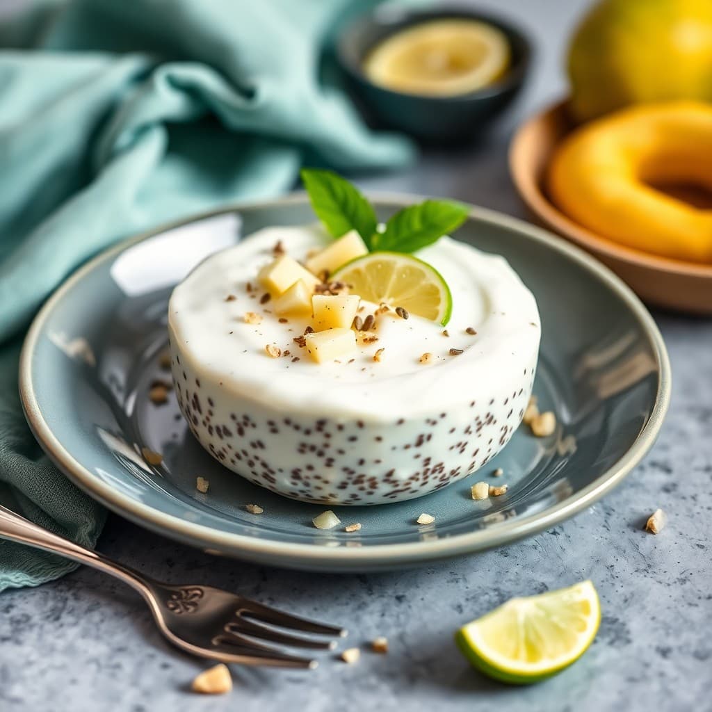 Fragrant Coconut Lime Chia Pudding