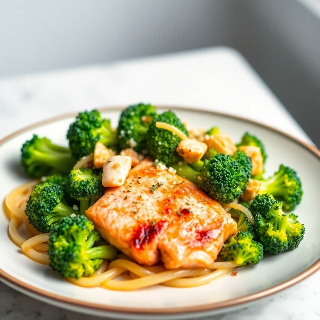 Satiating Salmon and Broccoli Stir-Fry