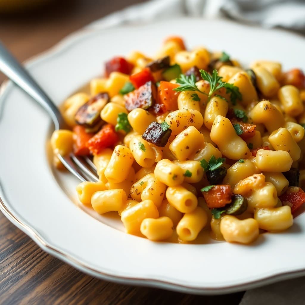 Autumn Veggie Mac and Cheese