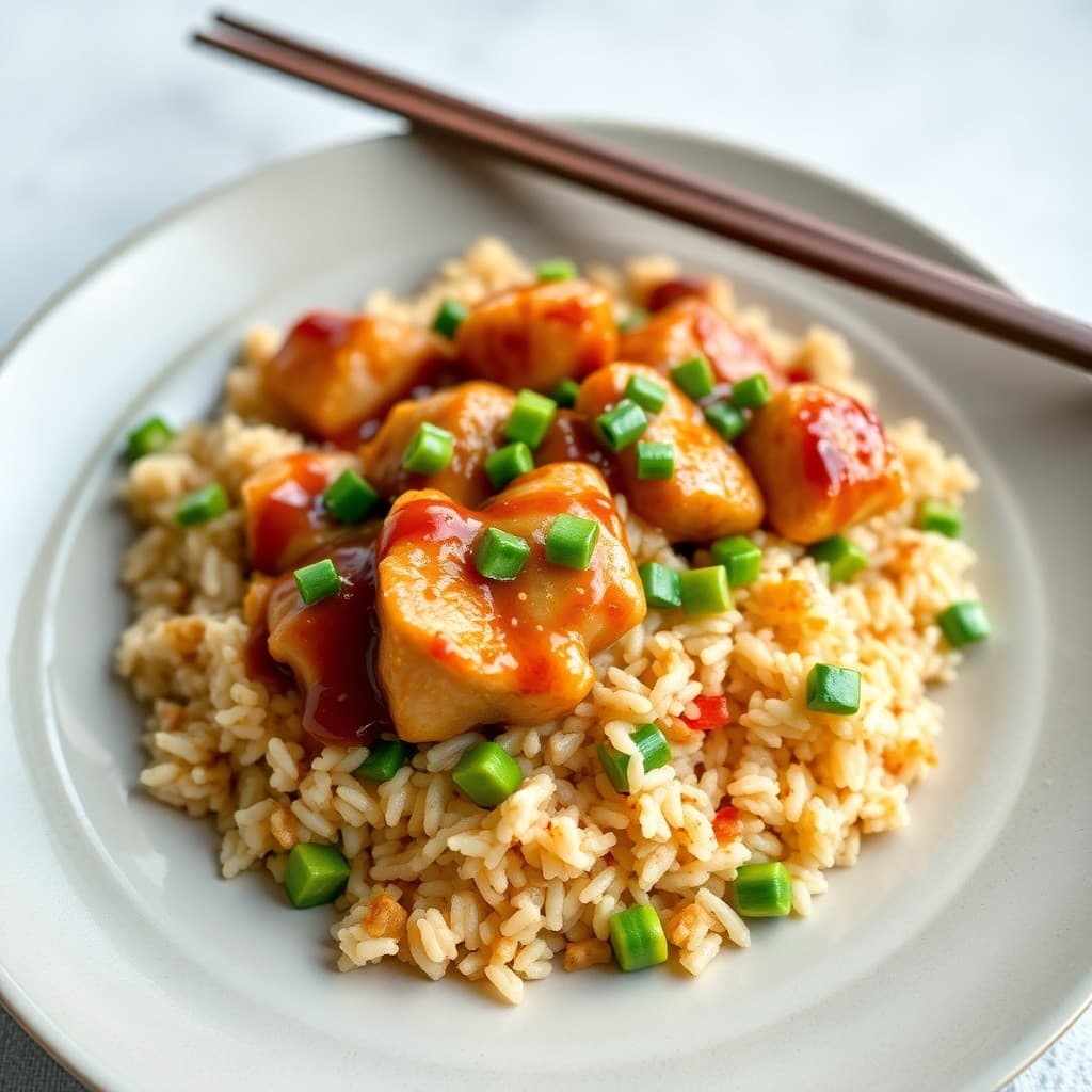 Teriyaki Chicken Fried Rice Bowls