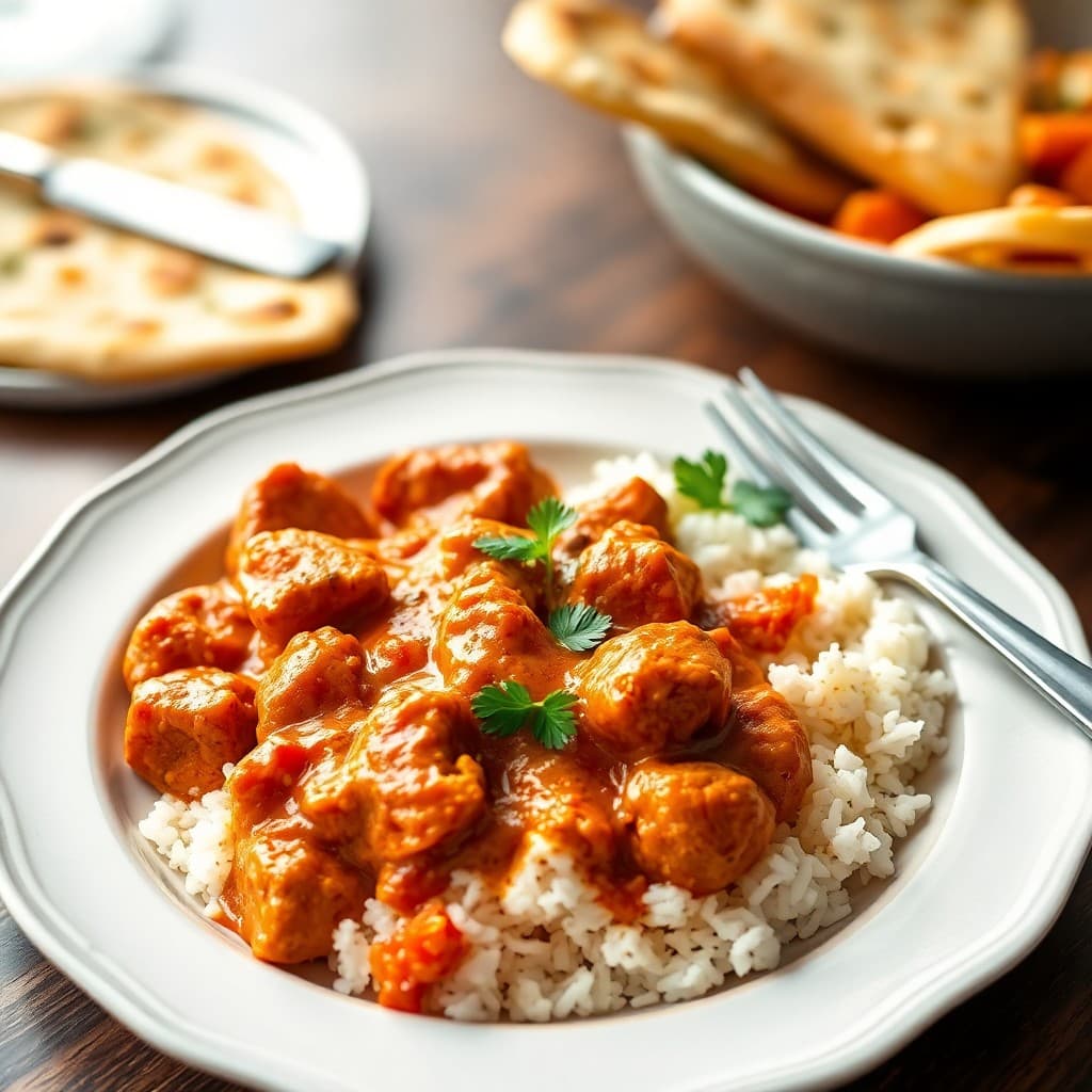 Vibrant Indian Chicken Tikka Masala Bowls