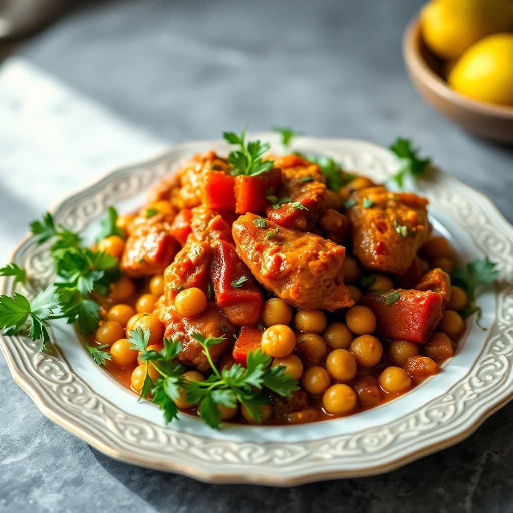 Zesty Moroccan-Style Chicken Tagine