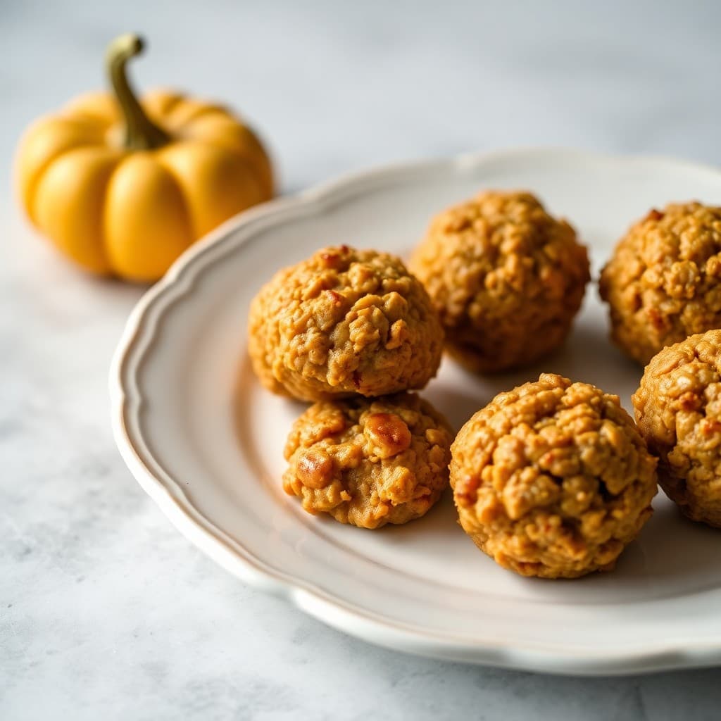 Pumpkin Spice Baked Oatmeal Bites