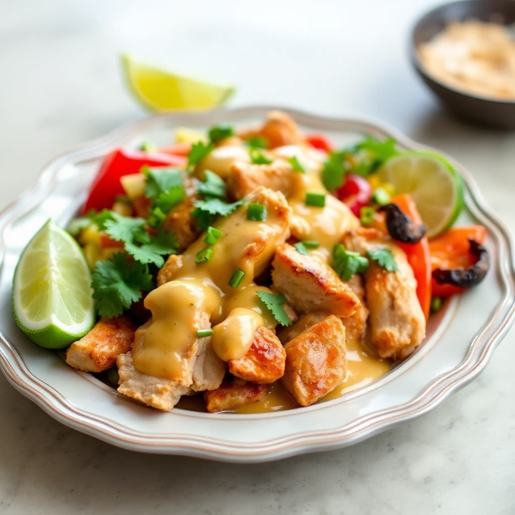 Honey Lime Chicken Fajita Bowls