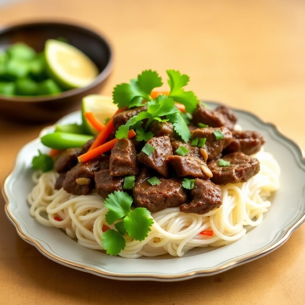 Aromatic Vietnamese Lemongrass Beef Bowls