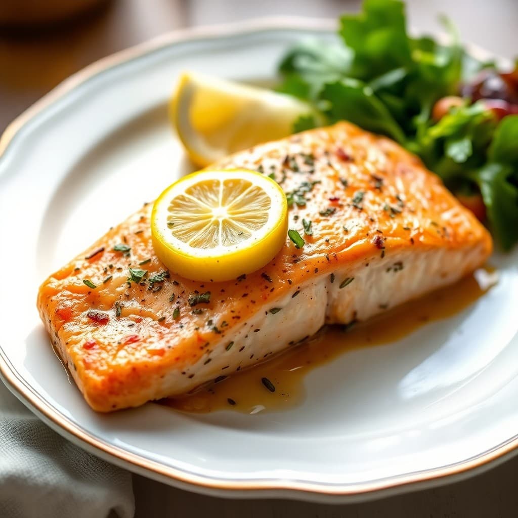 Lemon Herb Baked Salmon